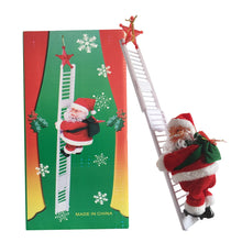 Load image into Gallery viewer, Electric Climbing Ladder Santa Claus Christmas