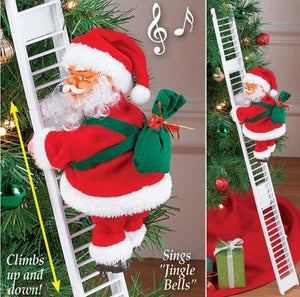 Electric Climbing Ladder Santa Claus Christmas