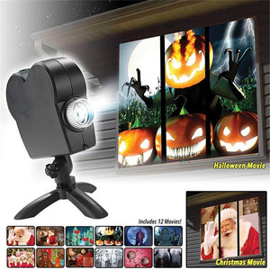 Christmas Halloween Laser window Projector