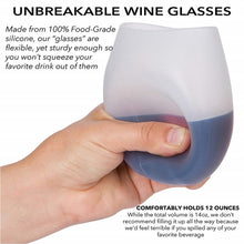 Load image into Gallery viewer, Unbreakable Silicone Wine Glasses BPA-Free